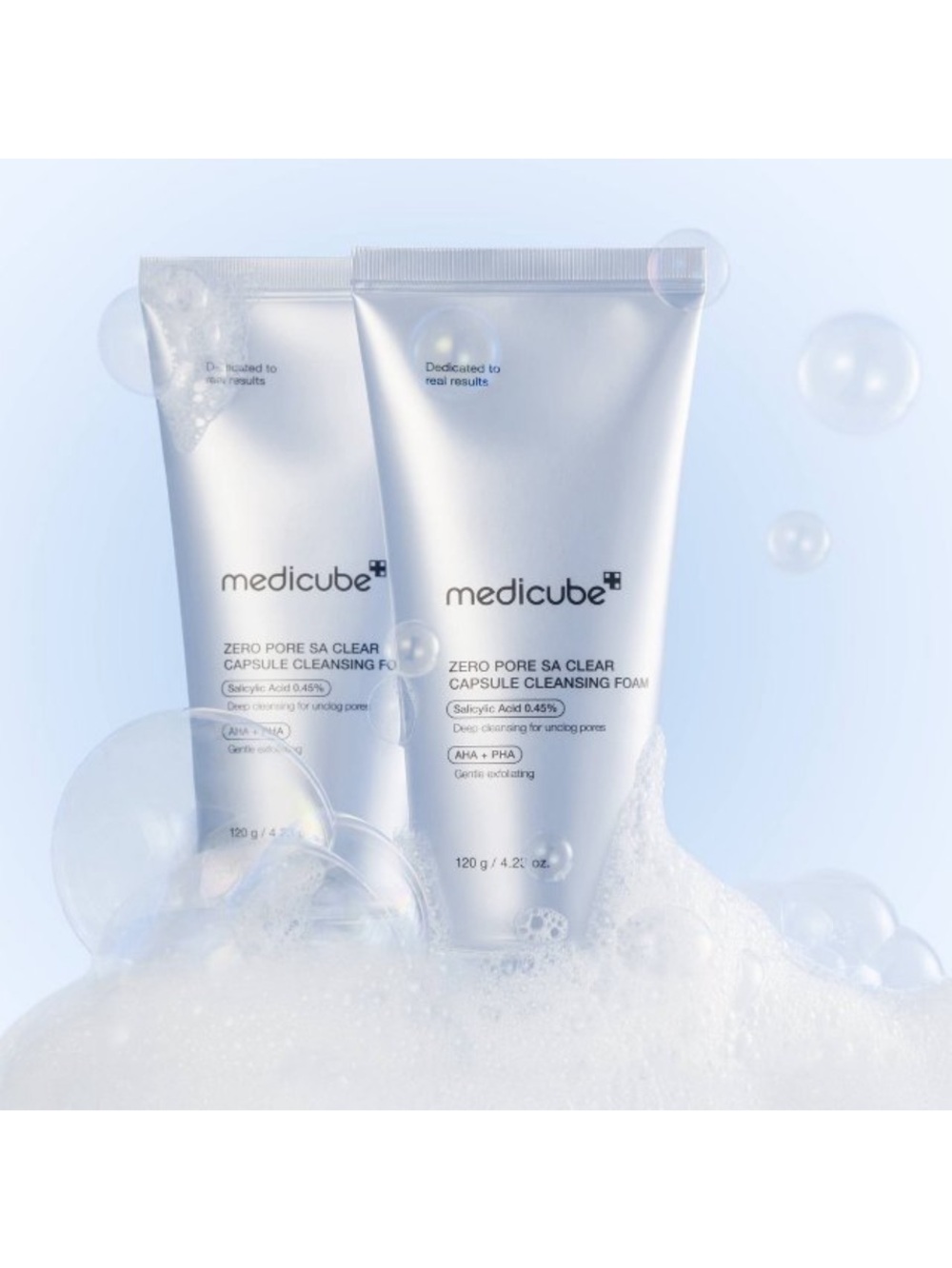 Medicube Zero Pore SA Clear Capsule Cleansing Foam – 4.23 OZ - Picture 3 of 3